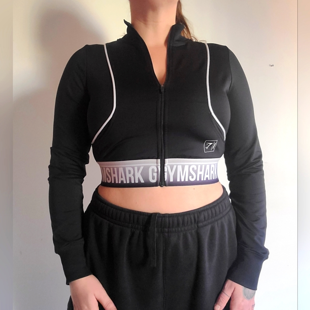 Xsmall gymshark crop zip up